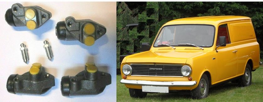 FRONT BRAKE WHEEL CYLINDERS x4 (Bedford HA) (1972- 84)