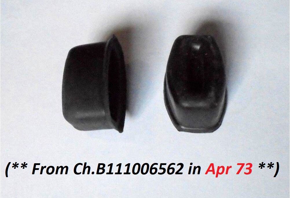 REAR BRAKE WHEEL CYLINDER GAITERS x2 (Humber Sceptre Mk3 Late) (** Check Ch. No/ **) (From Apr 73- 76) 