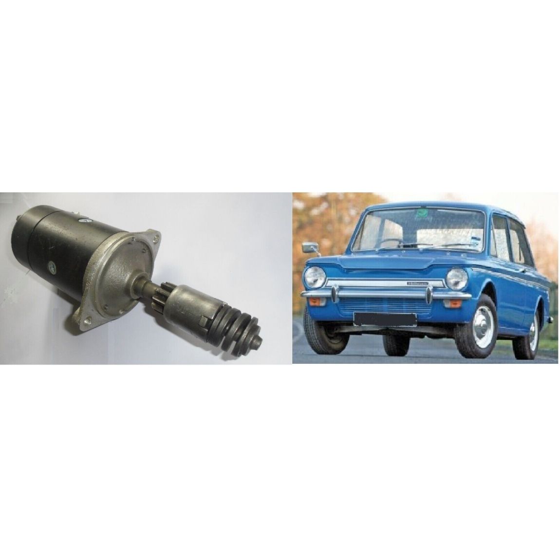 STARTER MOTOR (Hillman Imp) (875cc & 998cc) (1963- 76)  