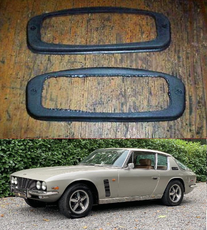 FRONT INDICATOR GASKET SEALS x2 (Jensen Interceptor) (Mk2 & Mk3) (1969- 76)