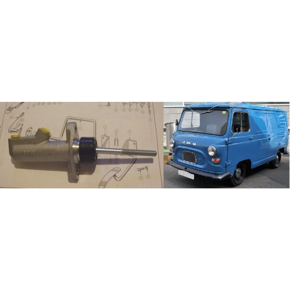 BRAKE MASTER CYLINDER (Austin / Morris J4 Van) (1960- 74)