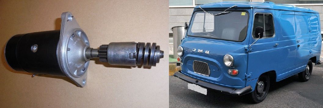 STARTER MOTOR (Austin / Morris J4 Van) (1622cc Petrol) (1960- 74)  