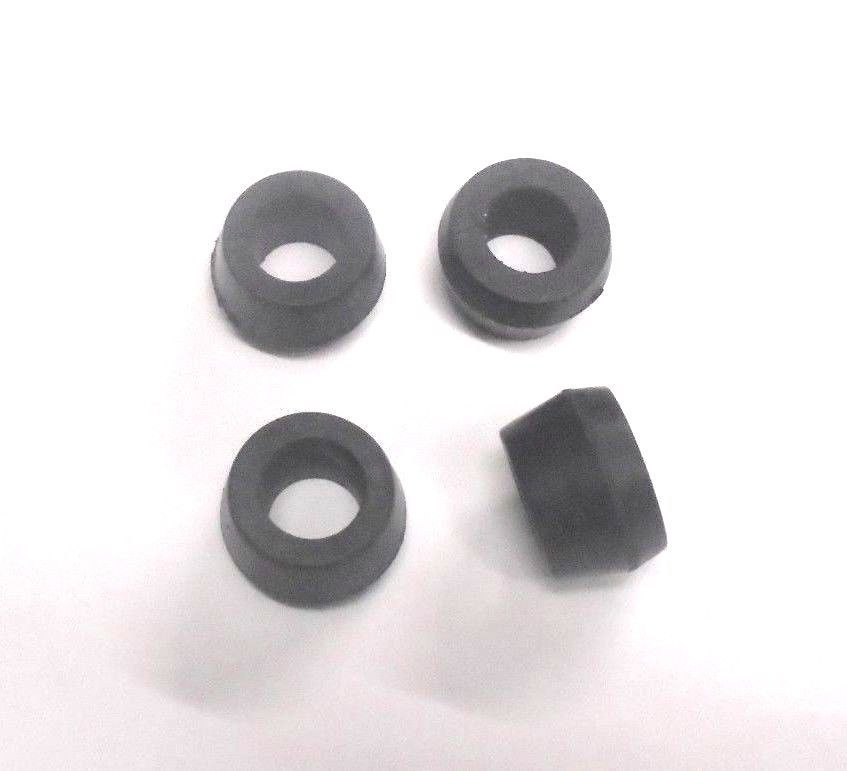 FRONT or REAR (LOWER) DAMPER BUSHES x4 (Jaguar Mk7 MK8 MK9) (1950- 61)  