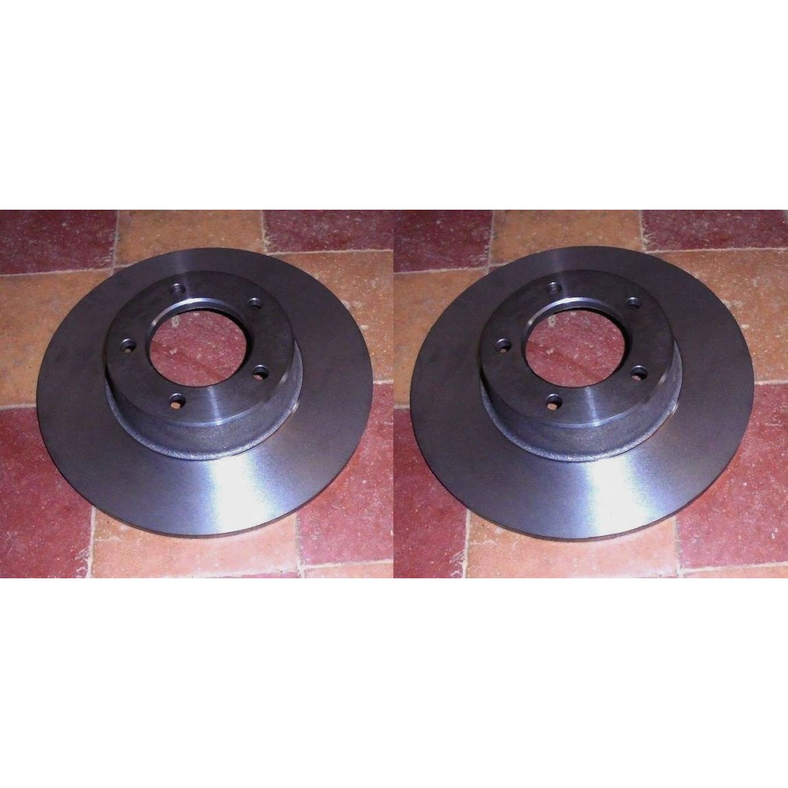 REAR BRAKE DISCS x2 (Daimler V8 250 Saloon) (1962- 69)
