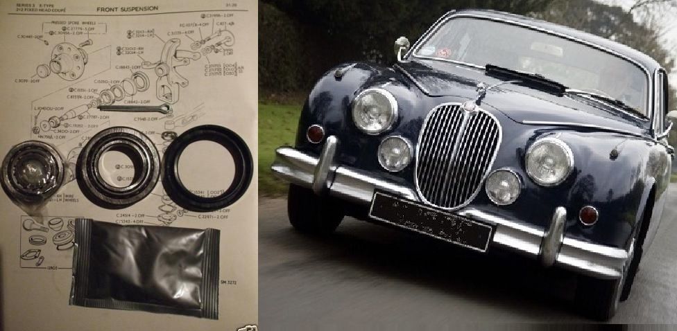 FRONT WHEEL HUB BEARING KIT x1 (Jaguar Mk2, 240, 340 & S Type) (1959- 69)