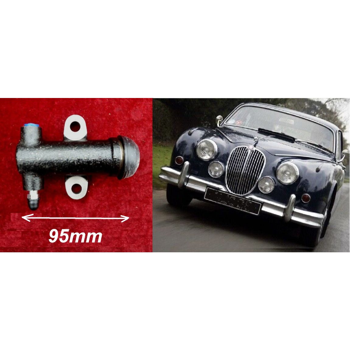 CLUTCH SLAVE CYLINDER (Jaguar Mk2) (** LONG TYPE **) (From 1965- 68) 