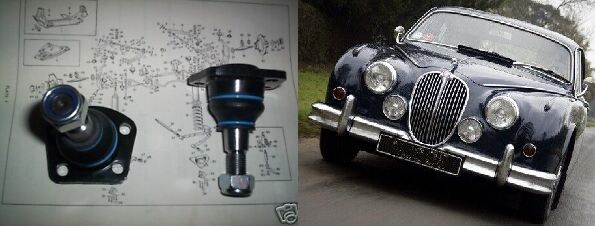 LOWER BALL JOINTS x2 (Jaguar Mk2) (1959- 69) 
