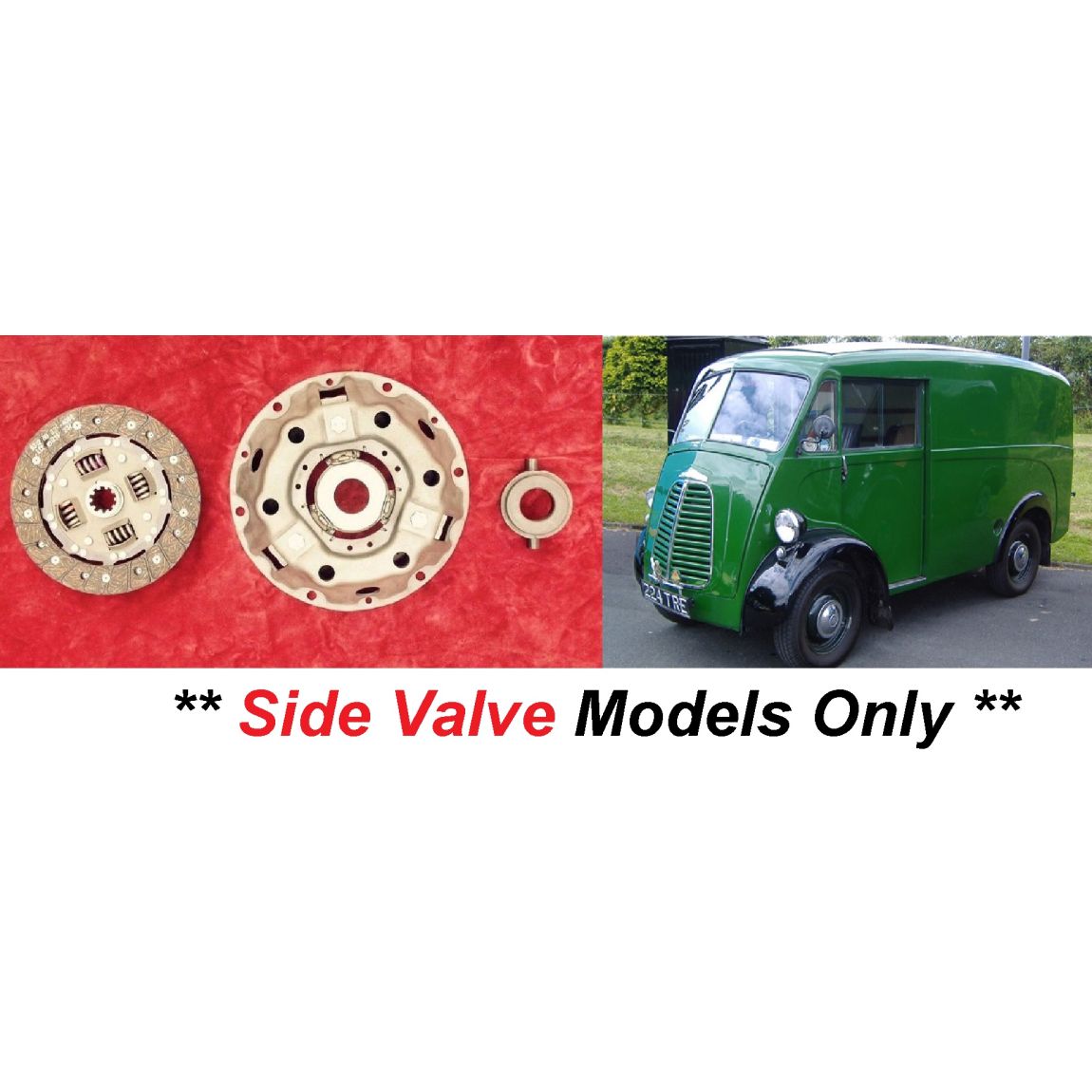 CLUTCH KIT (Morris J Type Van) (1476cc Side Valve) (1949- 57 Only)