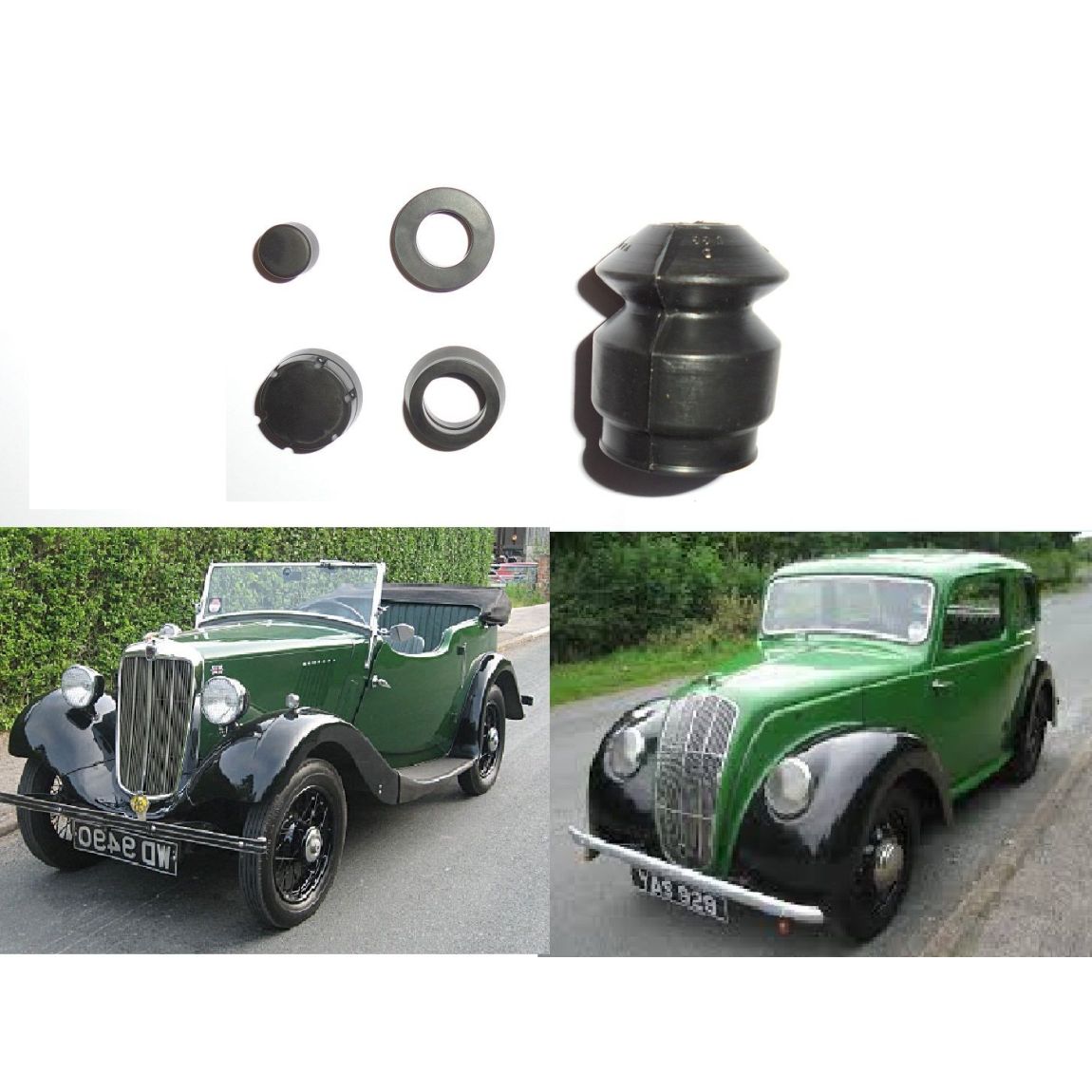 BRAKE MASTER CYLINDER REPAIR SEALS KIT (Morris 8) (Ser.1,2, E & Z) (1934- 53) 