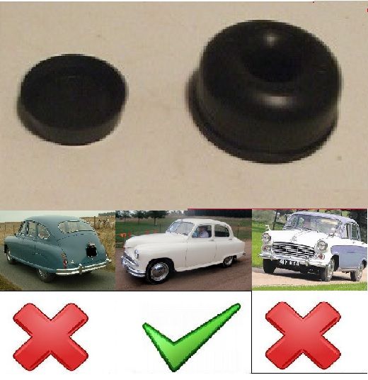 CLUTCH SLAVE CYLINDER REPAIR SEALS KIT (Standard Vanguard) (** Phase 2 Only **) (1953- 56) 