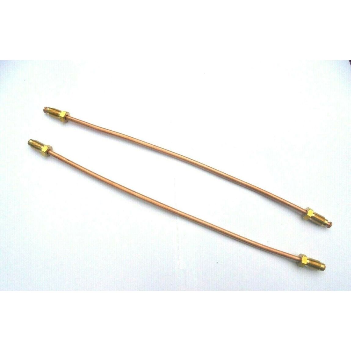 FRONT BRAKE COPPER BRIDGE LINK PIPES x2 (Mini) (**Front Drum Brakes**) (** From 1964- 83 **) 