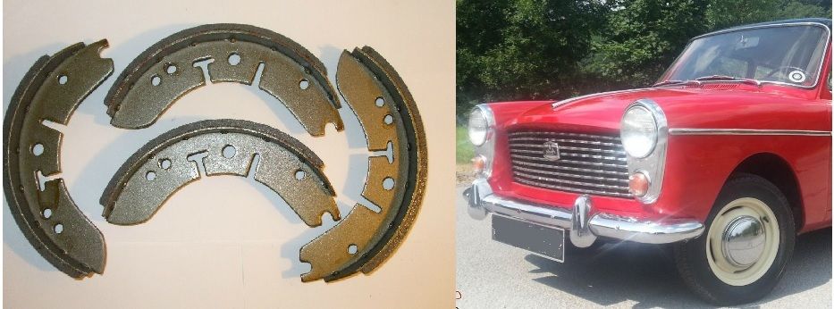 FRONT BRAKE SHOES SET (Austin A40 Farina) (Mk1 & Mk2) (1958- 68)