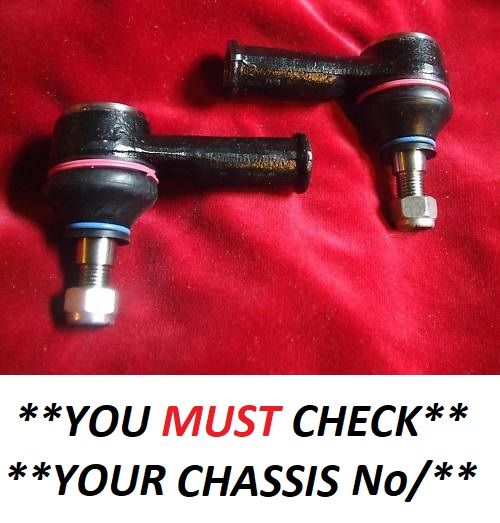 TRACK ROD ENDS x2 (MG Magnette ZA & ZB) (** 1953- 56 Only **)