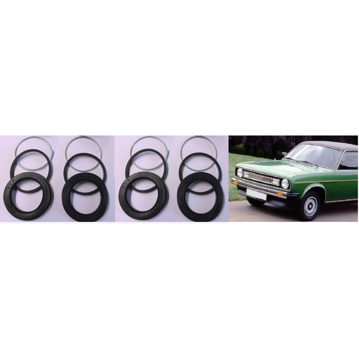 FRONT BRAKE CALIPER REPAIR SEALS KITS x2 (Morris Marina & Ital) (1971- 84) 