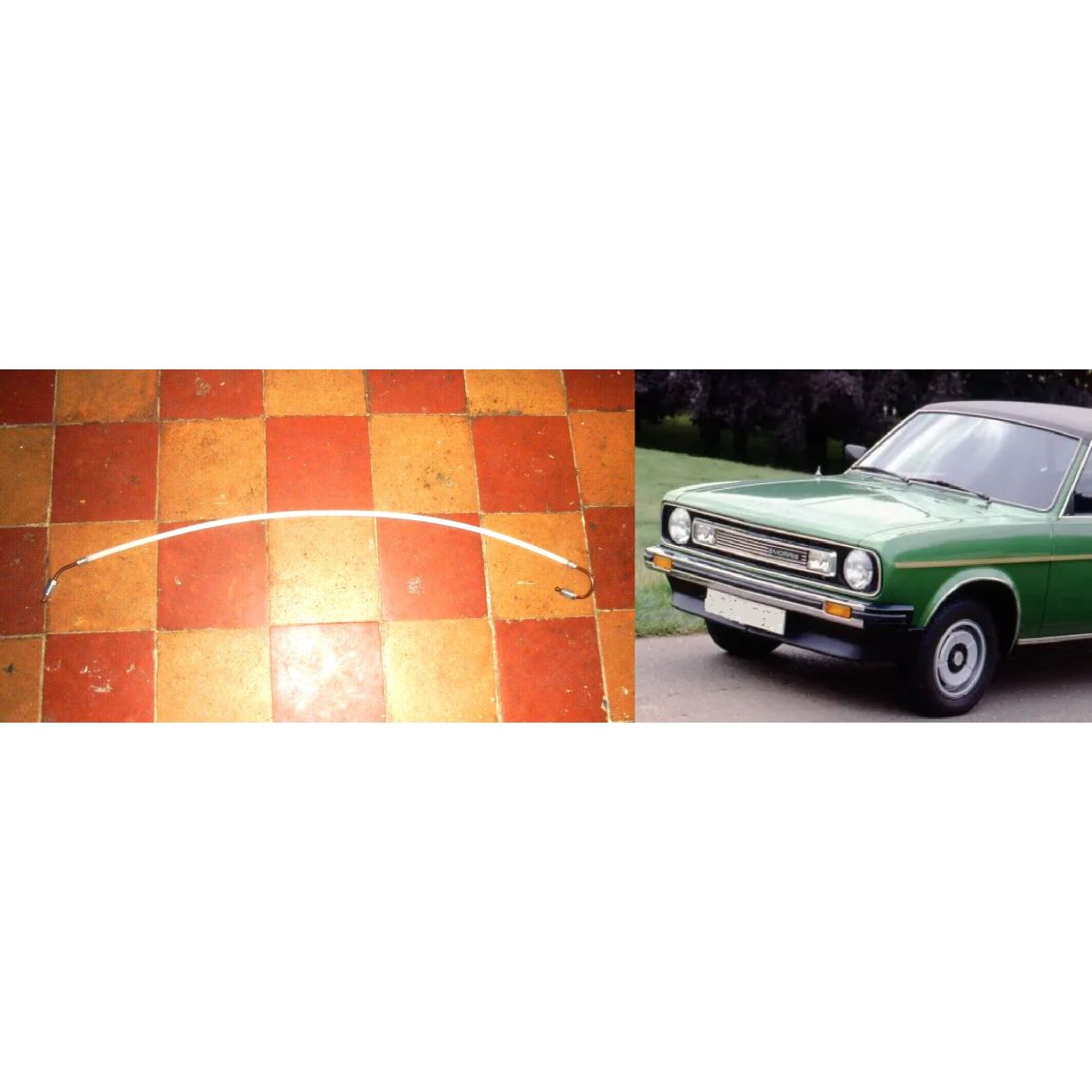 CLUTCH HOSE PIPE x1 (Morris Marina) (**1300 & 1800 Only**) (**RHD Only**) (1971- 80)  