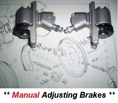 REAR BRAKE WHEEL CYLINDERS x2 (Morris Marina & Ital) (**Manual Adjusting Type**) (**From Nov 72- 84**)