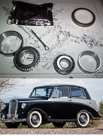 FRONT WHEEL HUB BEARING KIT x1 (Triumph Mayflower) (1949- 53)