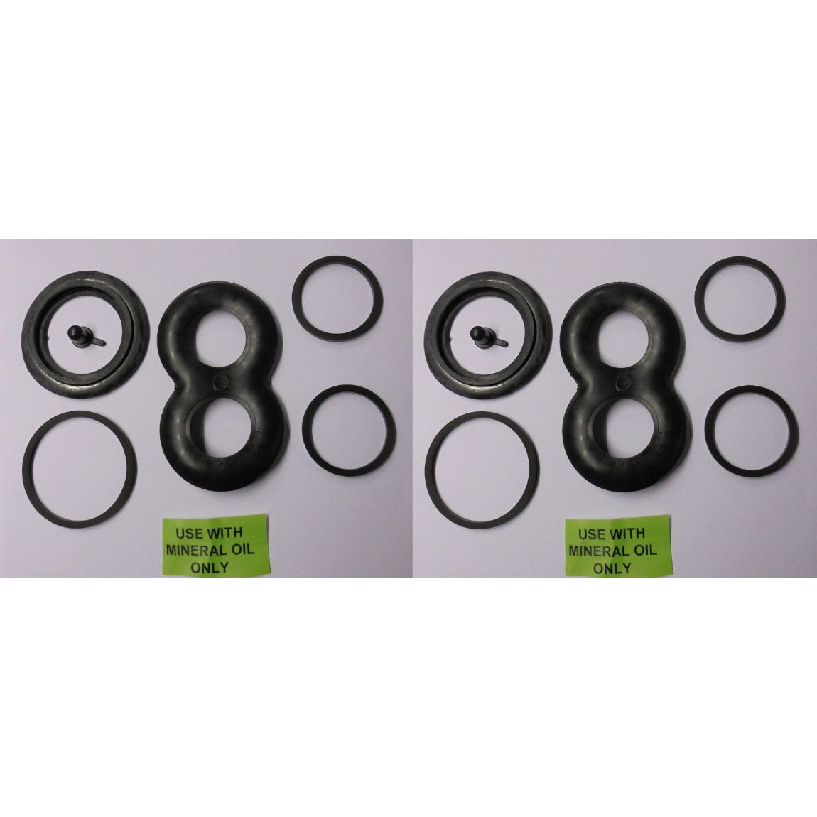 REAR BRAKE CALIPER REPAIR SEALS KITS x2 (Maserati Merak) (122) (1972- 78 Only)