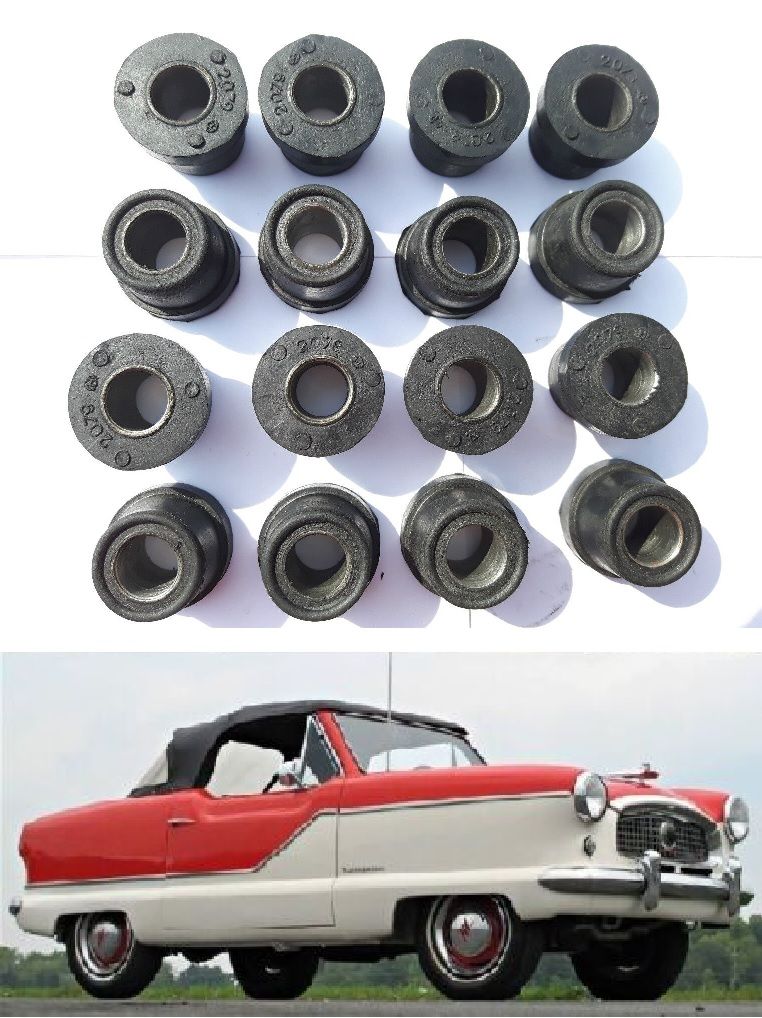 FRONT SUSPENSION BUSH KIT x16 (Austin / Nash Metropolitan) (1953- 61) 