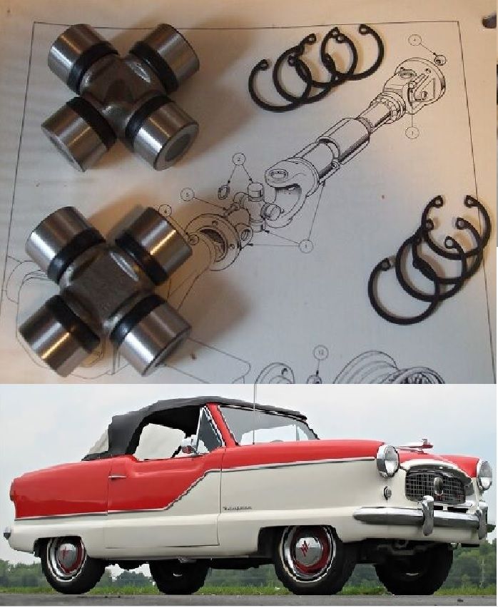 UNIVERSAL JOINTS x2 (Austin Nash Metropolitan) (1953- 61) 