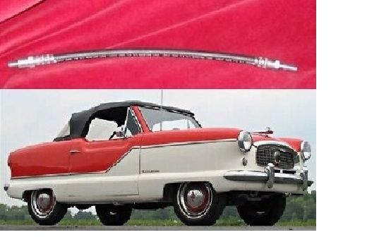 REAR BRAKE HOSE PIPE x1 (Austin Metropolitan) (1952- 61) 