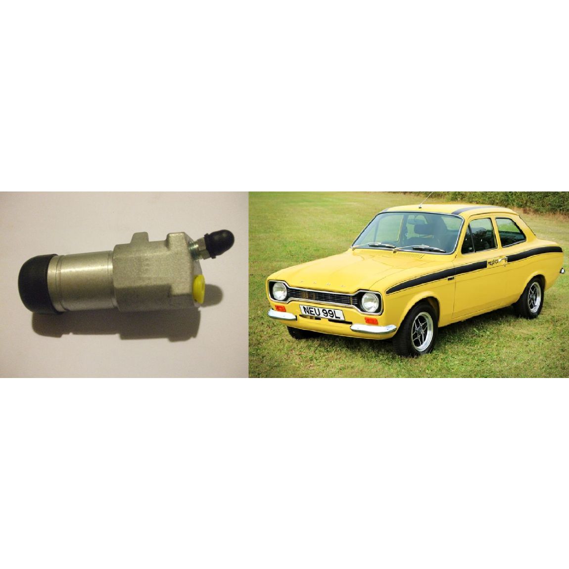 CLUTCH SLAVE CYLINDER (Ford Escort Mk1) (Mexico, Twin Cam, RS1600 & RS200) (1968- 74) 