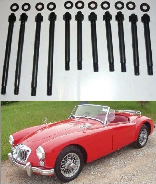 HEAD BOLTS SET x11 (MGA) (1489cc, 1588cc & 1622cc) (1955- 62)