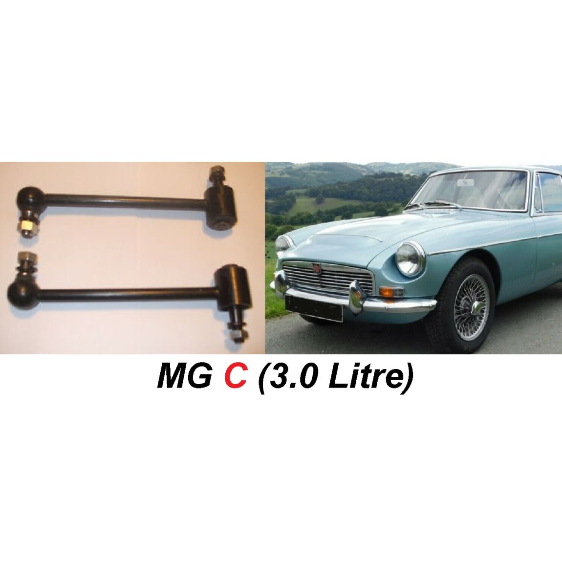 REAR DAMPER DROP LINKS x2 (MGC) (3.0 Litre) (1967- 69) 