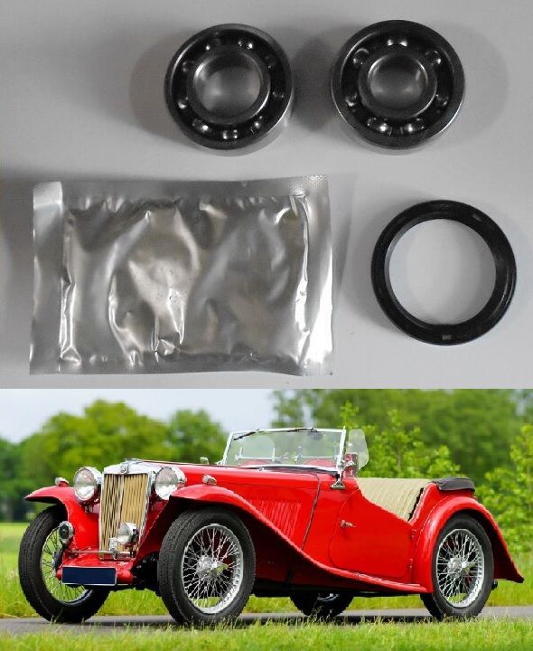 FRONT WHEEL HUB BEARING KIT x1 (MG TA TB TC) (1936- 50) 