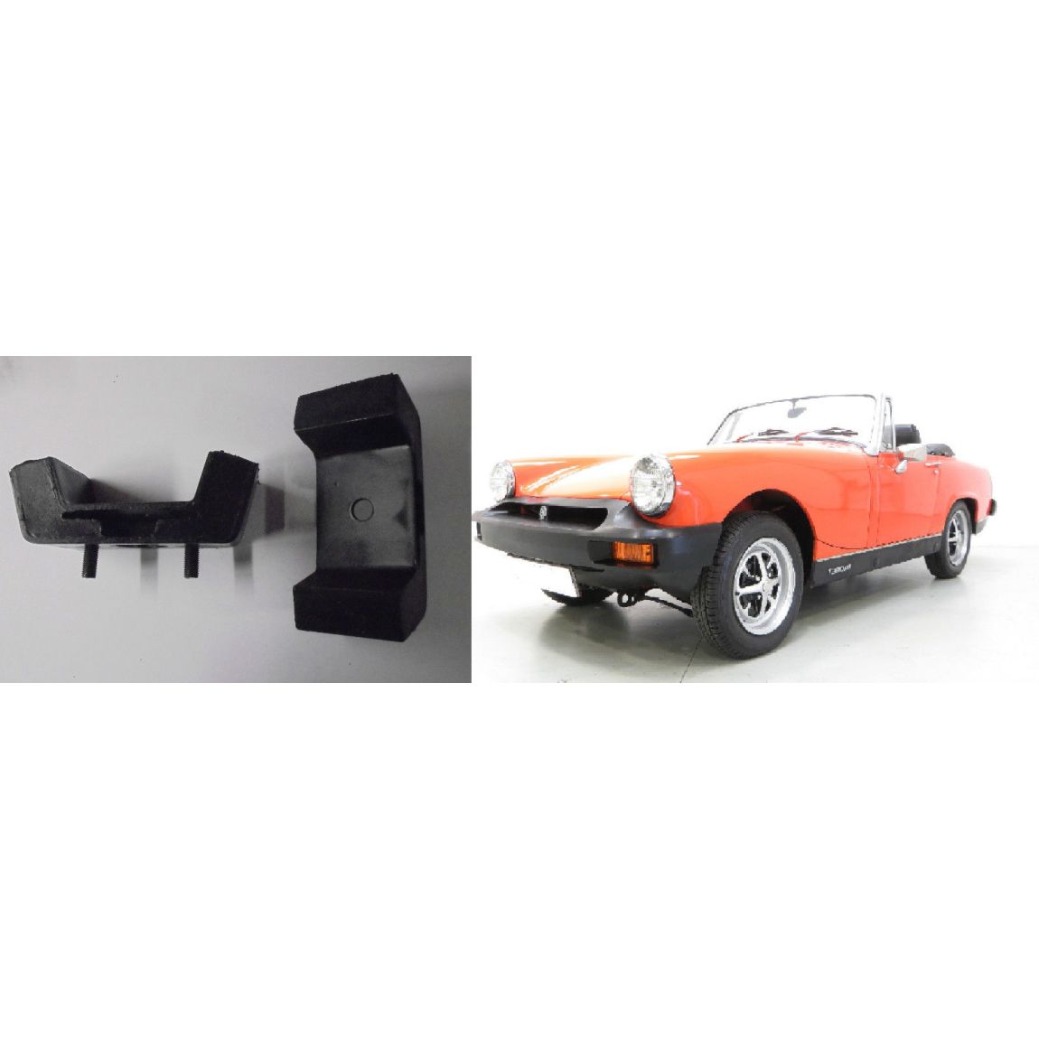 ENGINE MOUNTS x2 (MG Midget 1500) (** Dec 74- 79 **)  