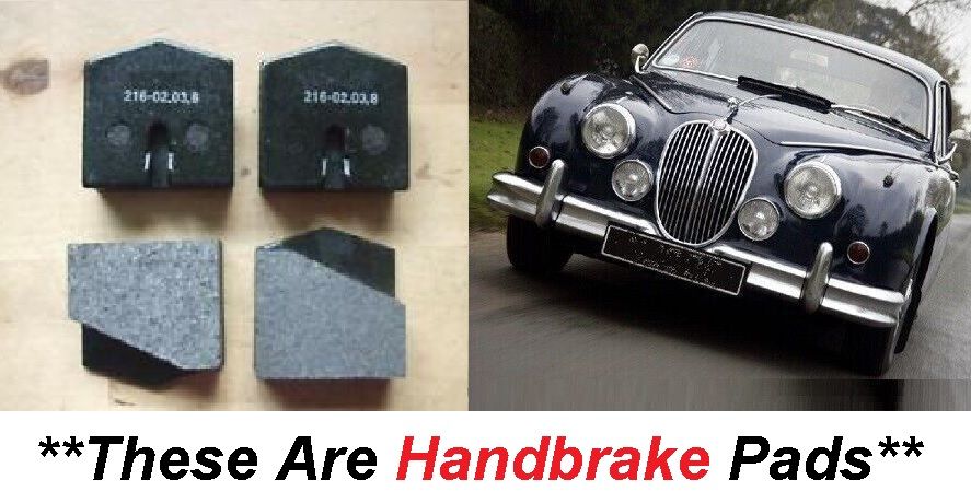 HANDBRAKE PADS (Jaguar Mk2 & Daimler V8) (1959- 69)