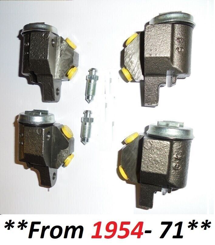 FRONT BRAKE WHEEL CYLINDERS x4 (Morris Minor) (** From 1954- 71 **)  