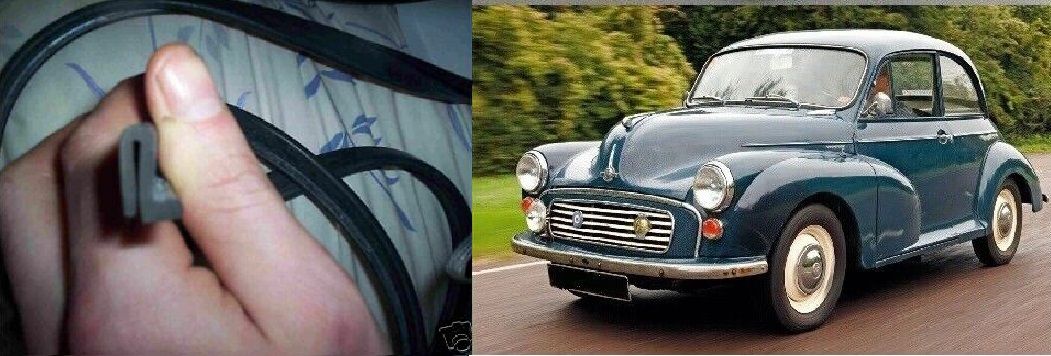 BONNET RUBBER SEALS (Morris Minor) (1948- 71) 