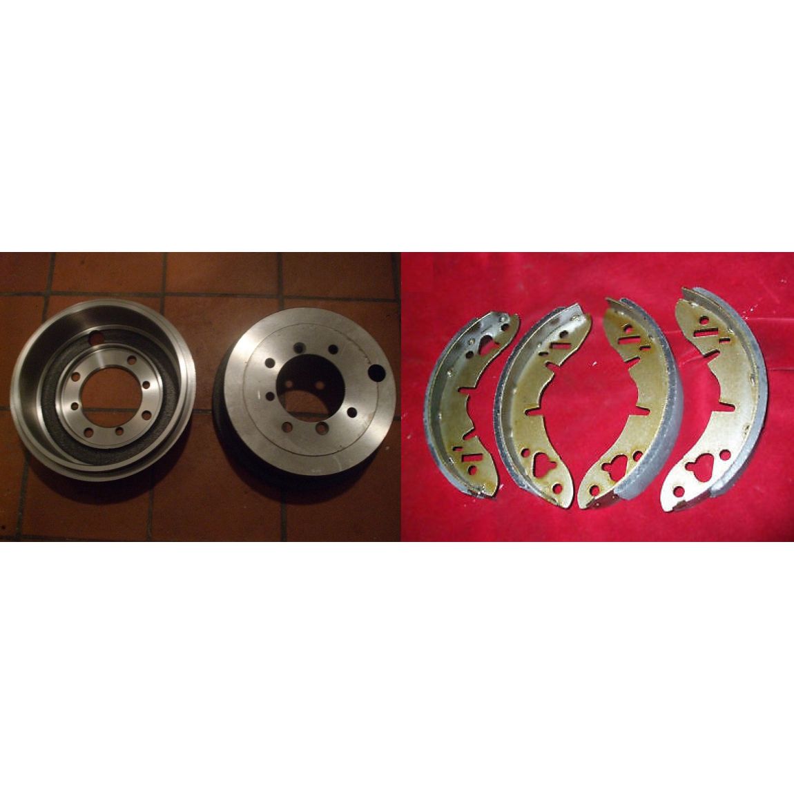 REAR BRAKE DRUMS & SHOES (Austin A40 Farina Mk2) (** From 1961- 68 **)