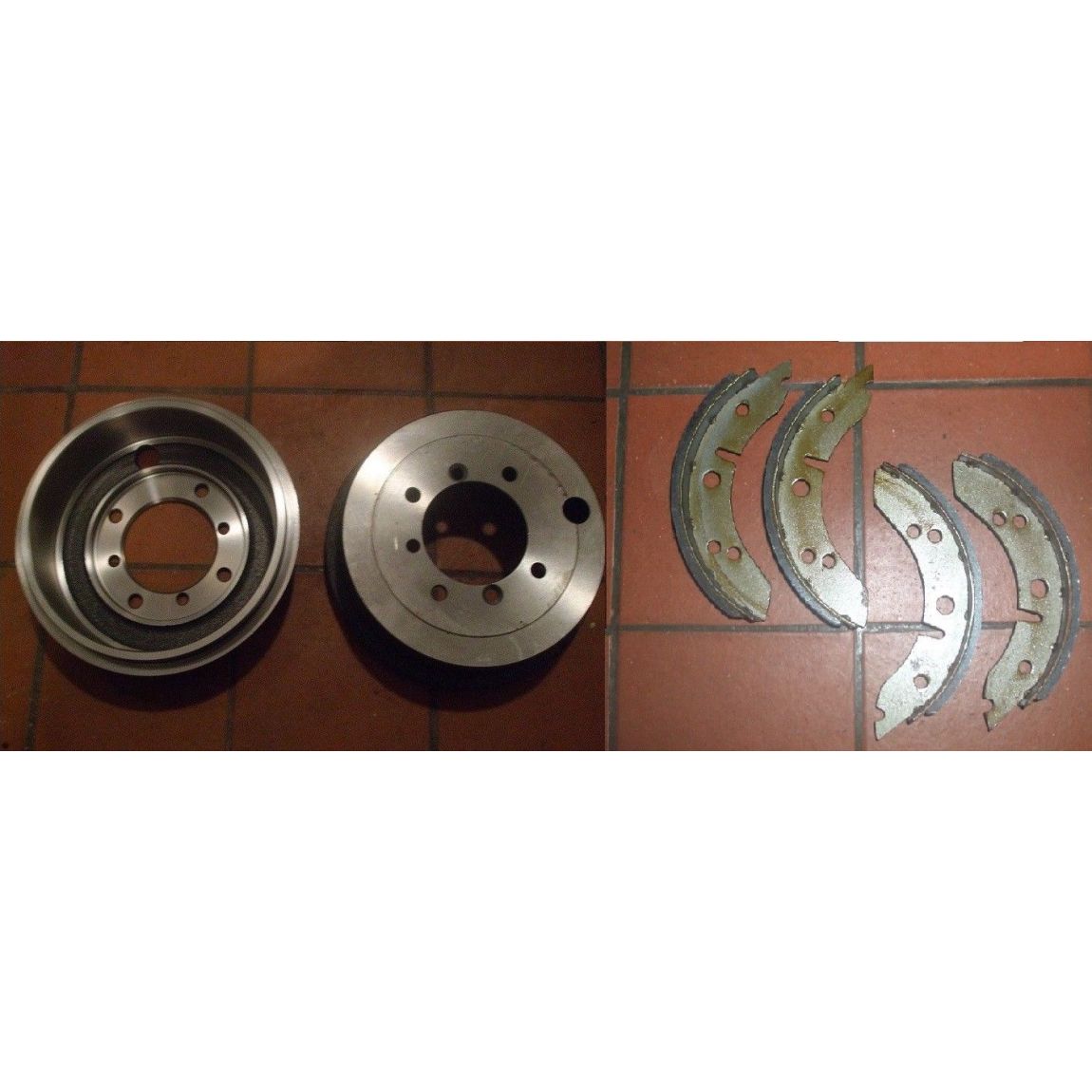 FRONT BRAKE DRUMS & SHOES (Morris Minor) (From 1953- 62 Only) 