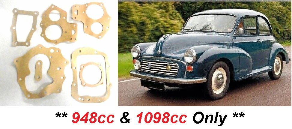 GEARBOX GASKET SET (Morris Minor) (948cc & 1098cc) (from 1956- 71) 