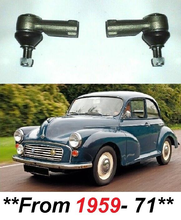 TRACK ROD ENDS x2 (Morris Minor) (**From 1959- 71**) 