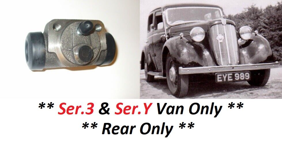 REAR BRAKE WHEEL CYLINDER x1 (Morris Twelve 12) (Ser.3 & Ser.Y) (1938- 52)