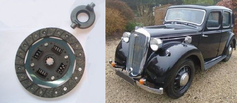 CLUTCH PLATE & RELEASE BEARING (Wolseley 8 Eight Saloon) (1946- 49)  