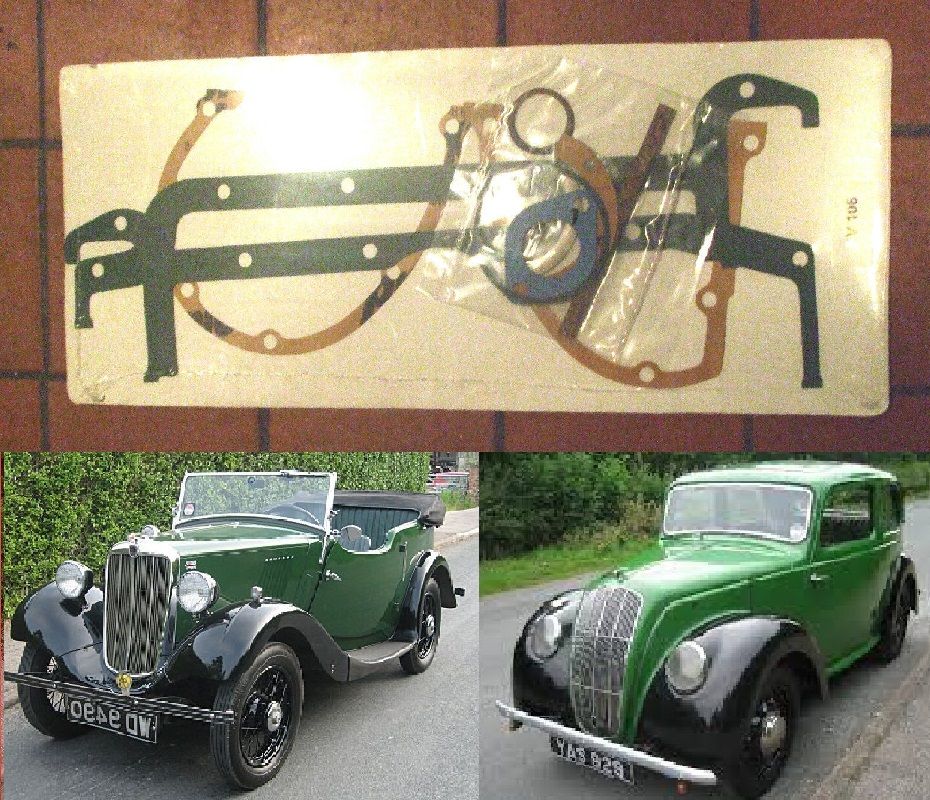 SUMP GASKET ENGINE SET (Morris 8 Eight) (Ser. 1,2 & E) (1935- 48)  