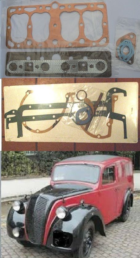 HEAD & SUMP (COMPLETE ENGINE GASKET SET) (Morris Z Van) (Side Valve 918cc) (From 1939- 52) 