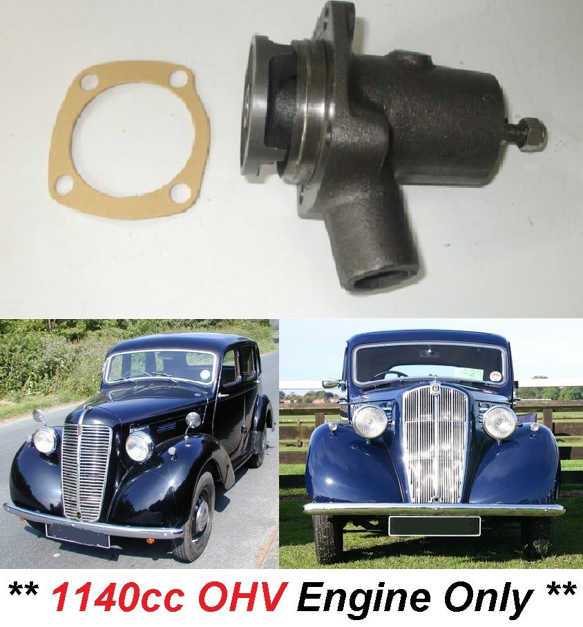 WATER PUMP (Morris Ten, 10, 10hp, 10M) (**Series M**) (**1140cc OHV***) (From 1939- 48) 