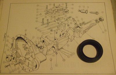 GEARBOX EXTENSION REAR OIL SEAL (Triumph TR7) (4 Speed European Version)
