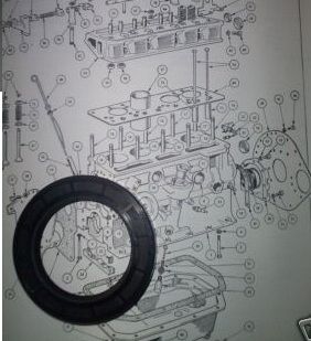 FRONT TIMING COVER ENGINE OIL SEAL (Triumph Mayflower) (1949- 53)