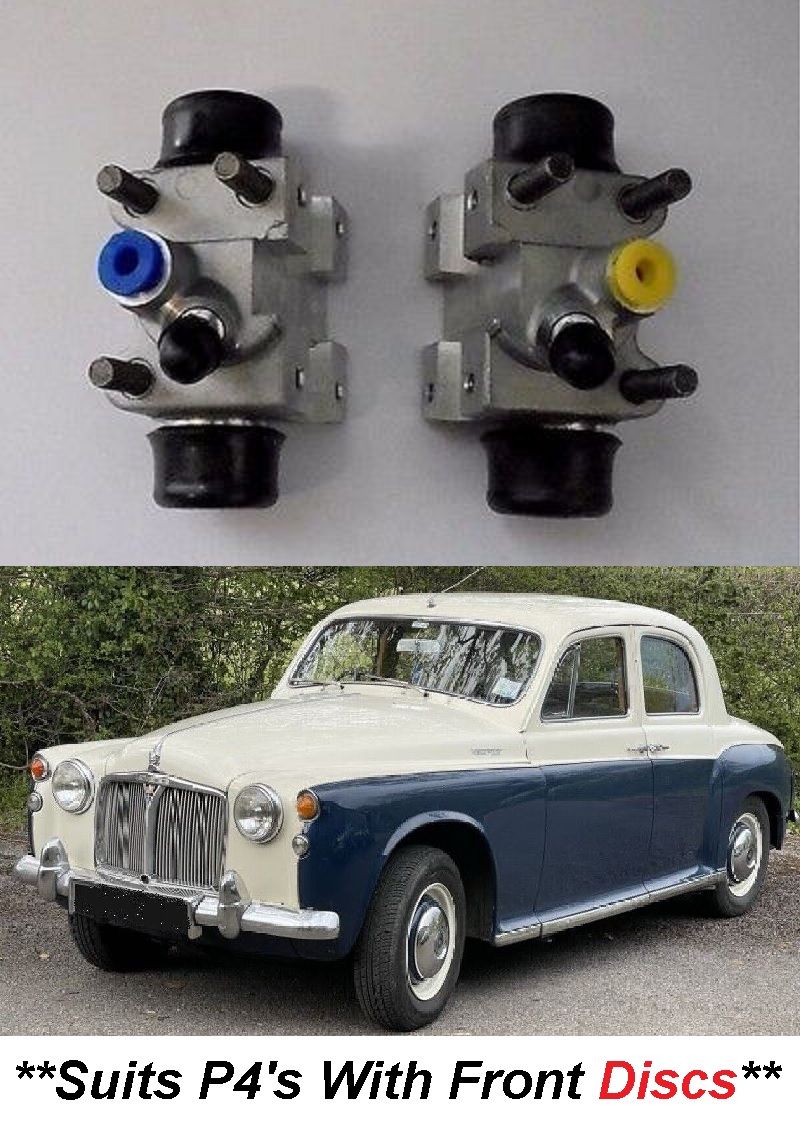 REAR BRAKE WHEEL CYLINDERS x2 (Rover P4) (80, 95, 100 & 110) (** From Sep 59- 64 **)
