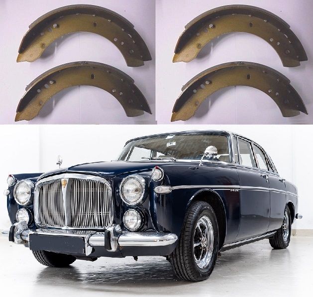 REAR BRAKE SHOES SET (Rover P5 & P5b) (3.0 & 3.5 Litre) (1958- 73)