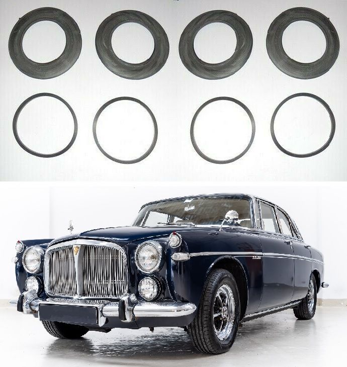 FRONT BRAKE CALIPER REPAIR SEALS KITS x2 (Rover P5b) (3.5 Litre) (From Sep 1967- 73) 