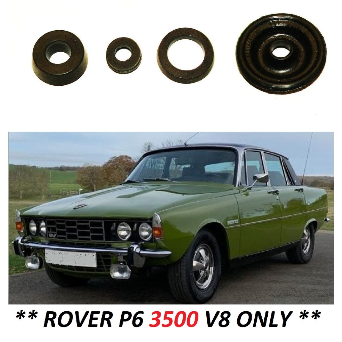 CLUTCH MASTER CYLINDER REPAIR SEALS KIT (Rover P6 3500) (1971- 77)