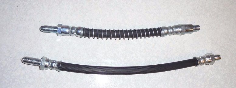 REAR BRAKE HOSES x2 (Rover P6) (2000, 2200 & 3500) (1966- 77) (* With Spring *)