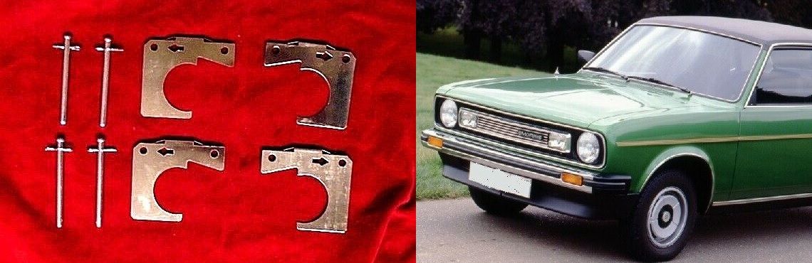 FRONT BRAKE PAD FITTING KIT - PINS & SHIMS (Morris Marina & Ital) (1970- 84)  